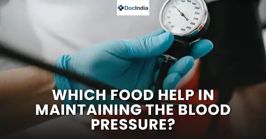 Which food help in maintaining the blood pressure?