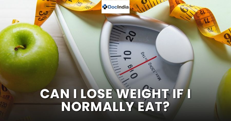 Can I lose weight if I normally eat?