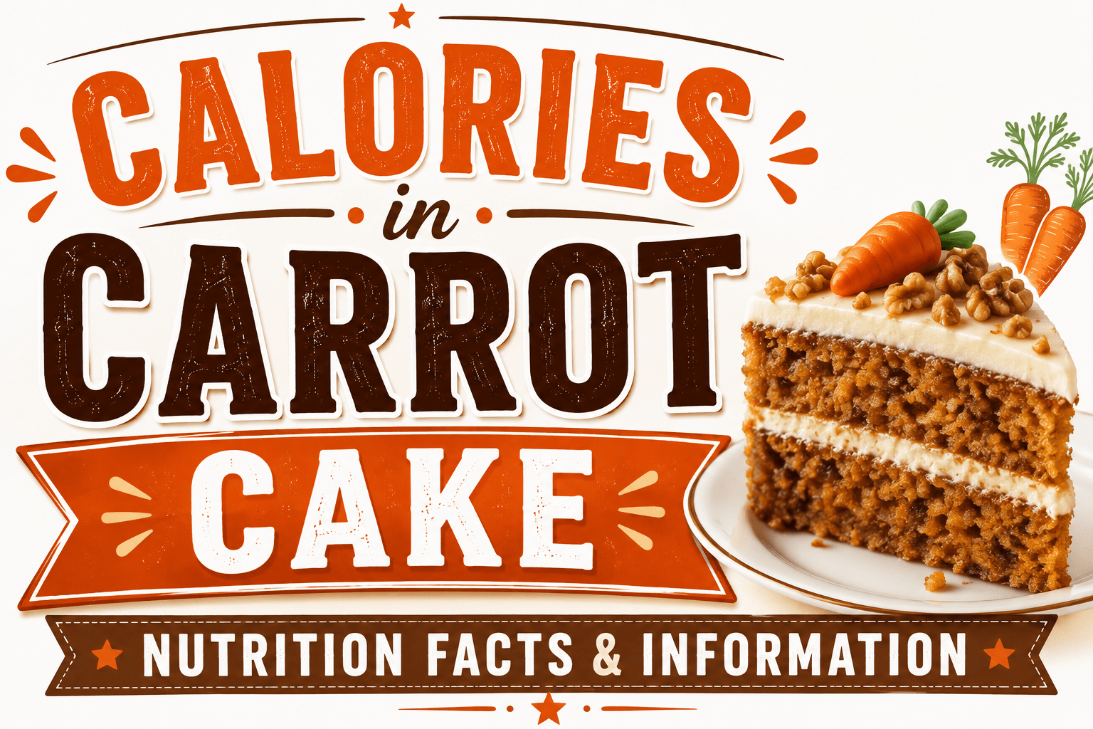 Calories in Carrot Cake - Nutrition Facts Information