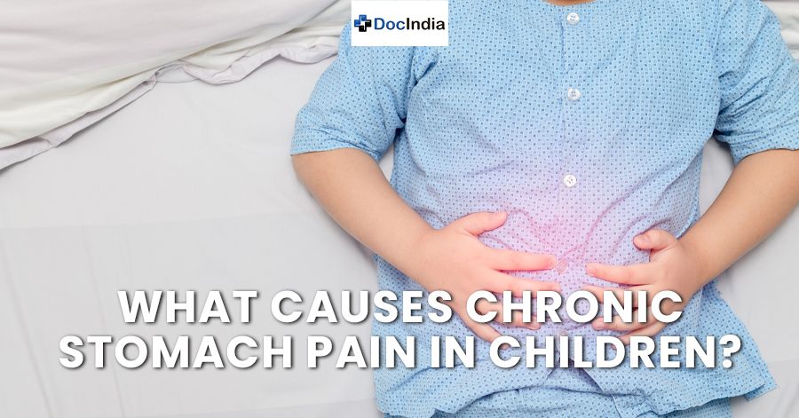 What causes chronic stomach pain in children?