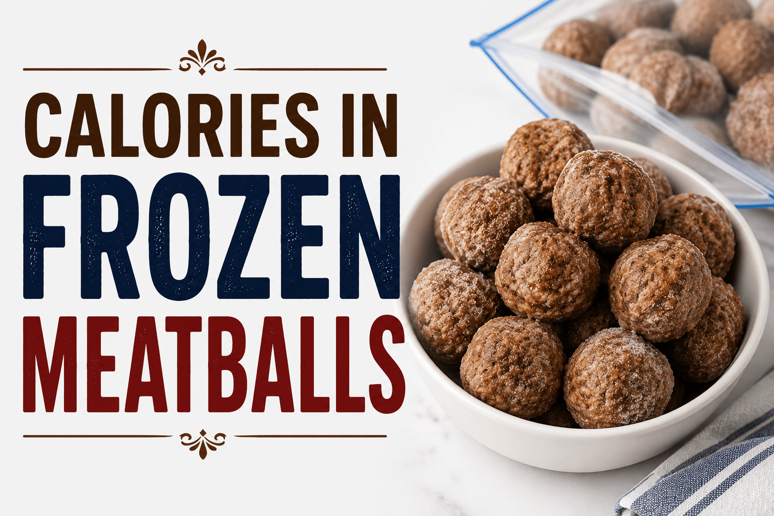 Calories in frozen Meatballs - Nutrition Facts Information