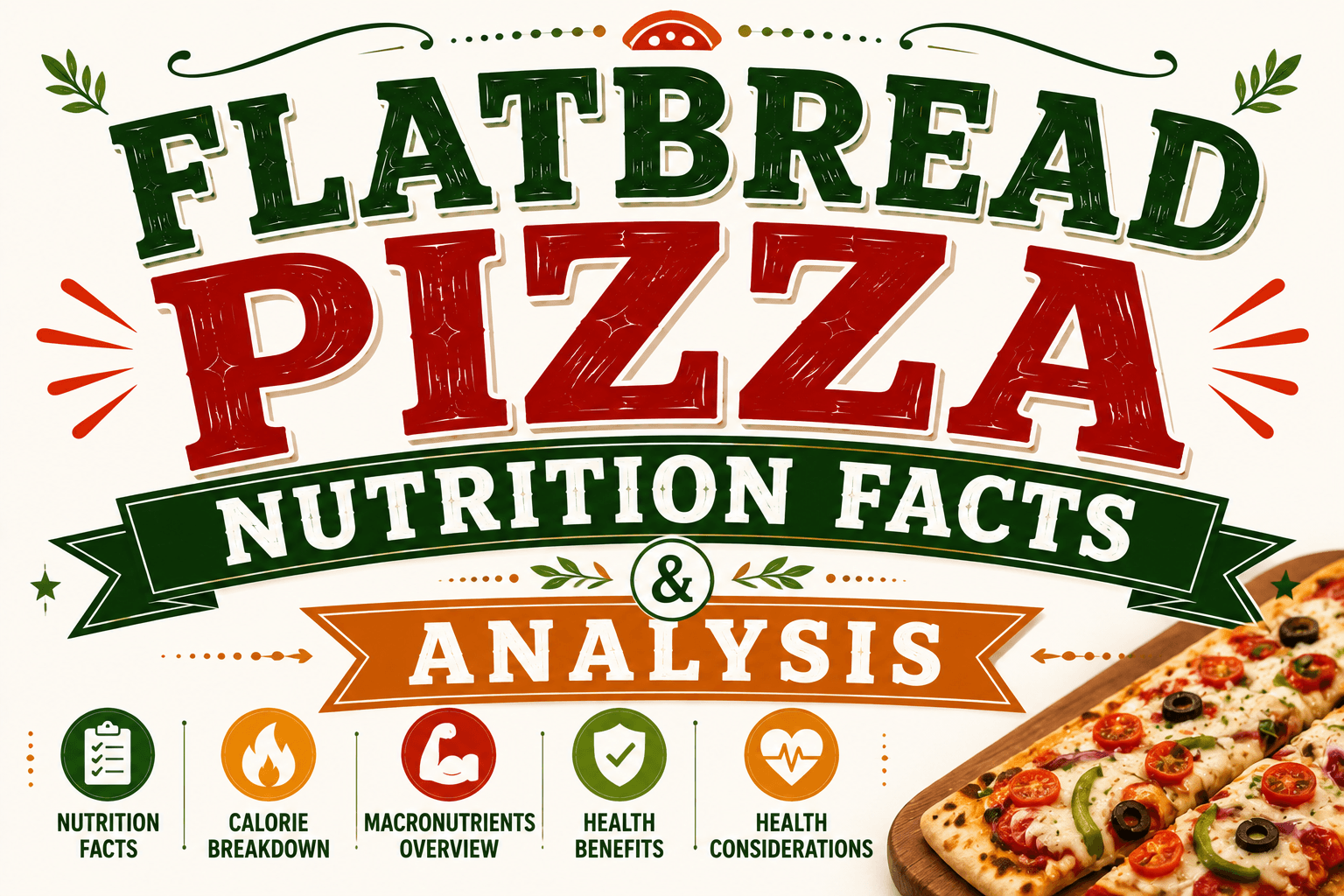 Flatbread pizza nutrition facts and analysis