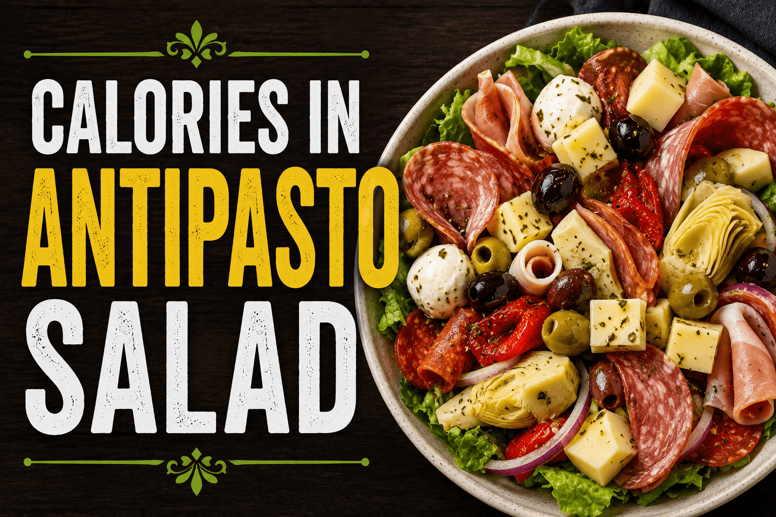 Calories in antipasto salad