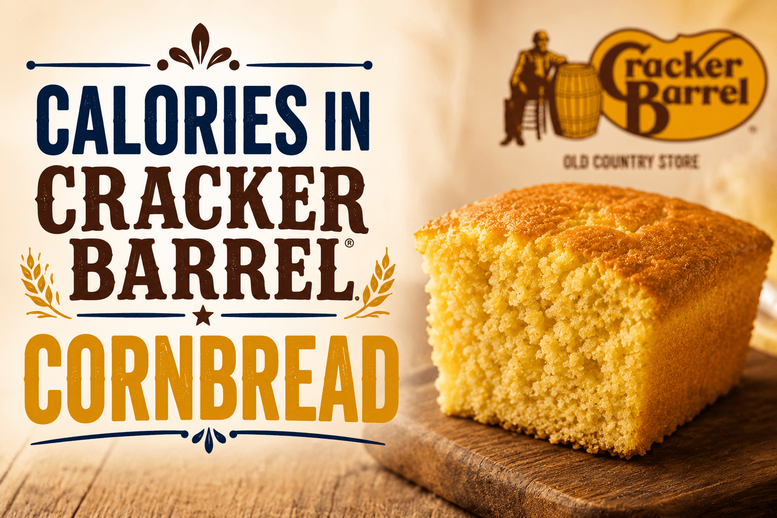 Calories in cracker barrel Cornbread