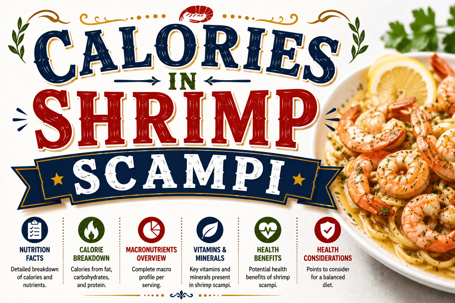 Calories in Shrimp Scampi Nutrition