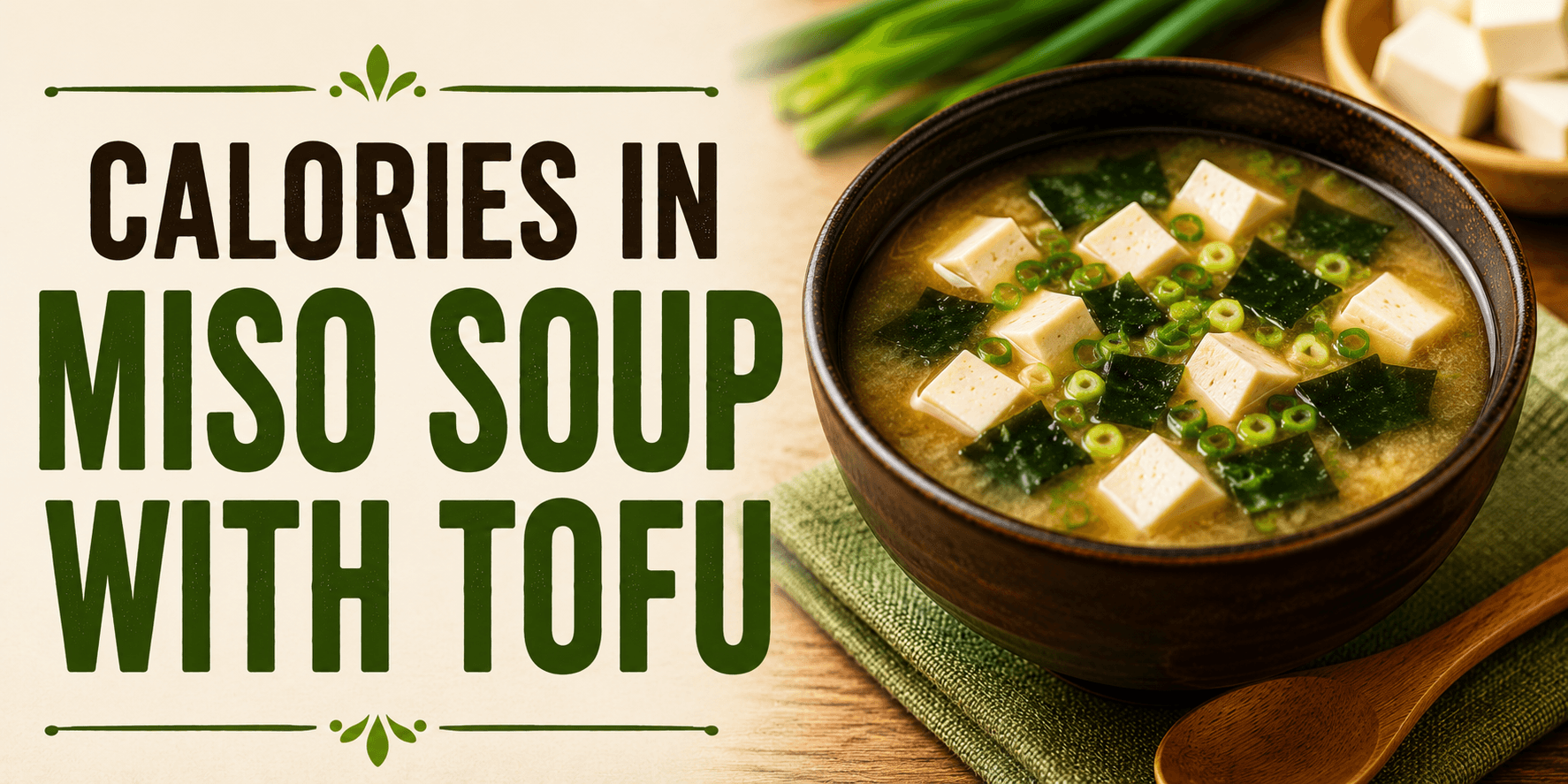 Calories in Miso soup with Tofu