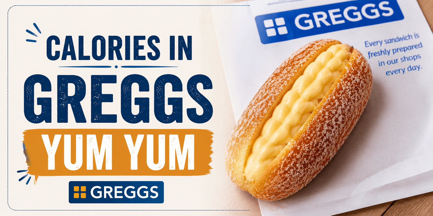 Calories in Greggs Yum Yum