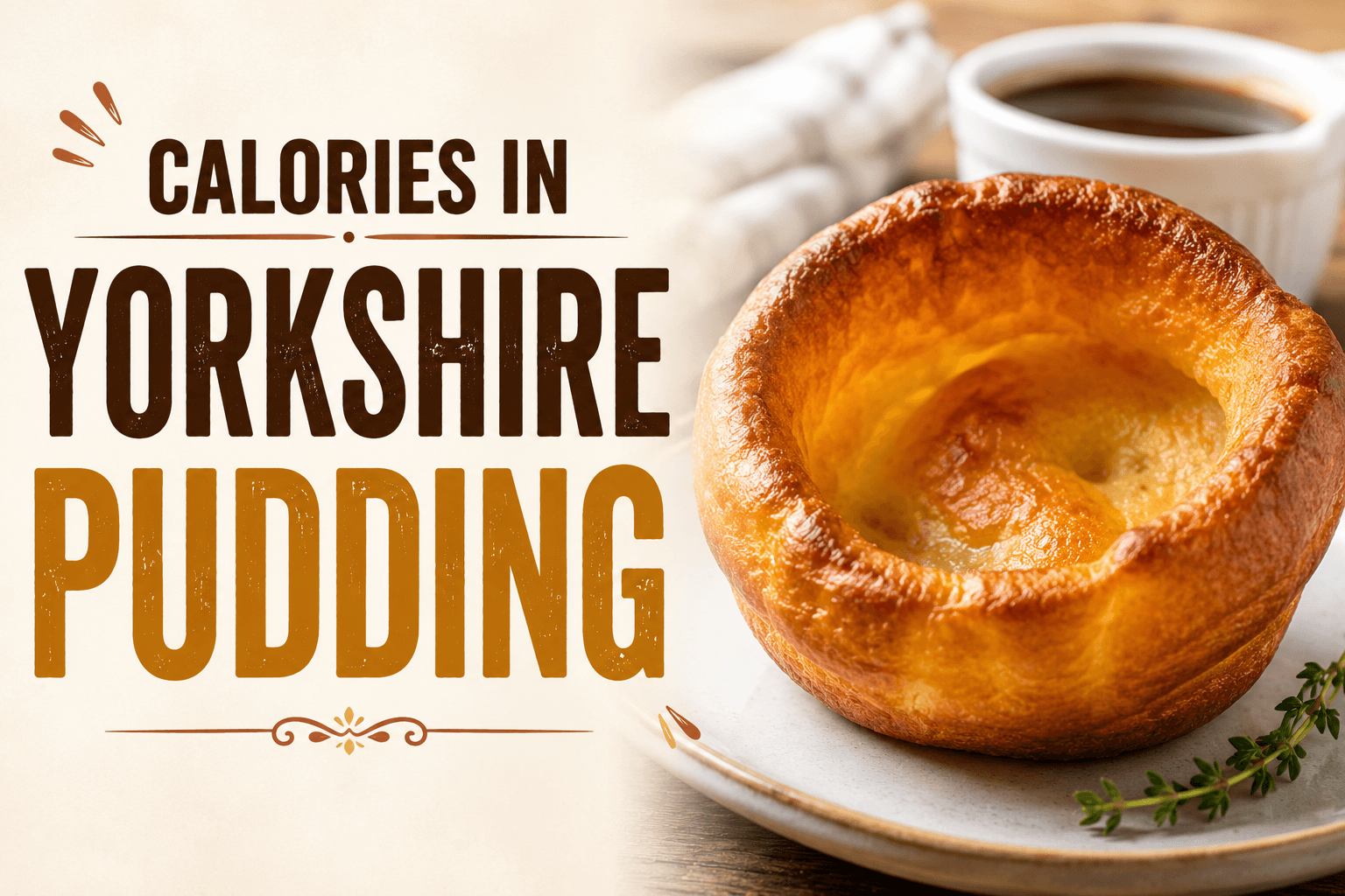Calories in Yorkshire Pudding - Nutritional Info