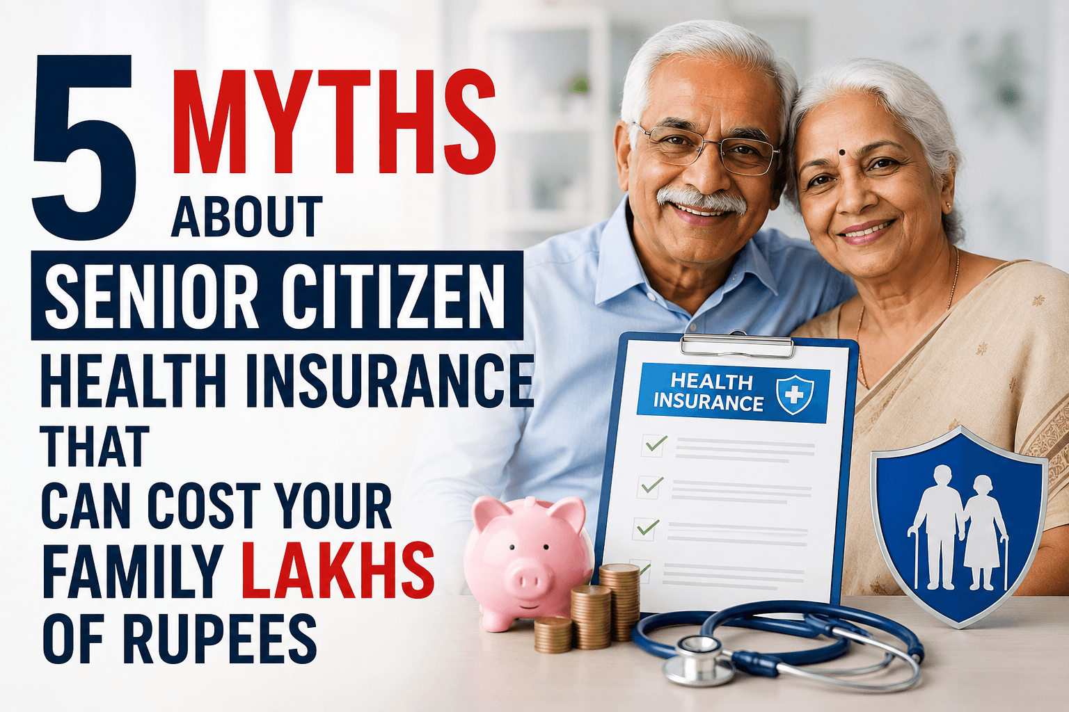 5 Myths About Senior Citizen Health Insurance That Can Cost Your Family Lakhs of Rupees