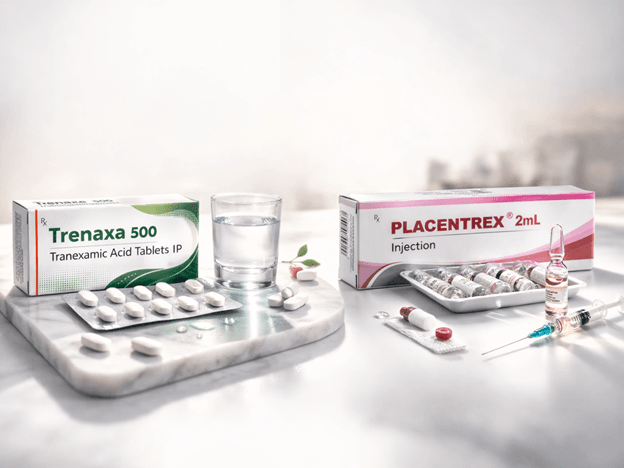 Trenaxa 500mg Tablet and Placentrex Injection: Uses, Safety, and Clinical Role