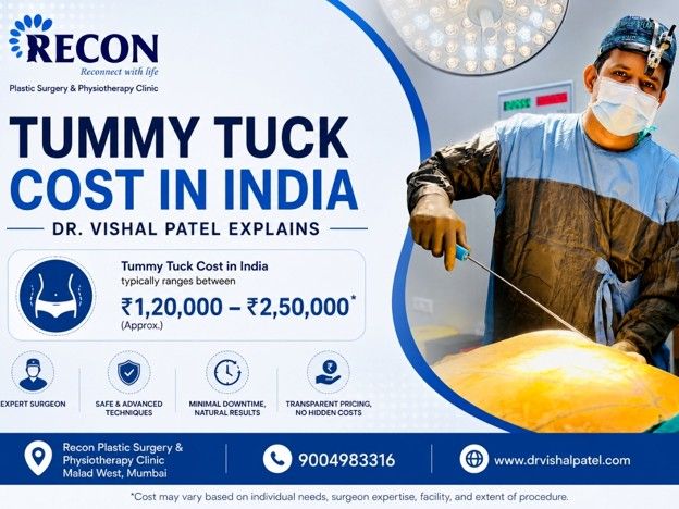 Tummy Tuck Cost in Mumbai India – Dr. Vishal Patel Explains with EMI Financing Options