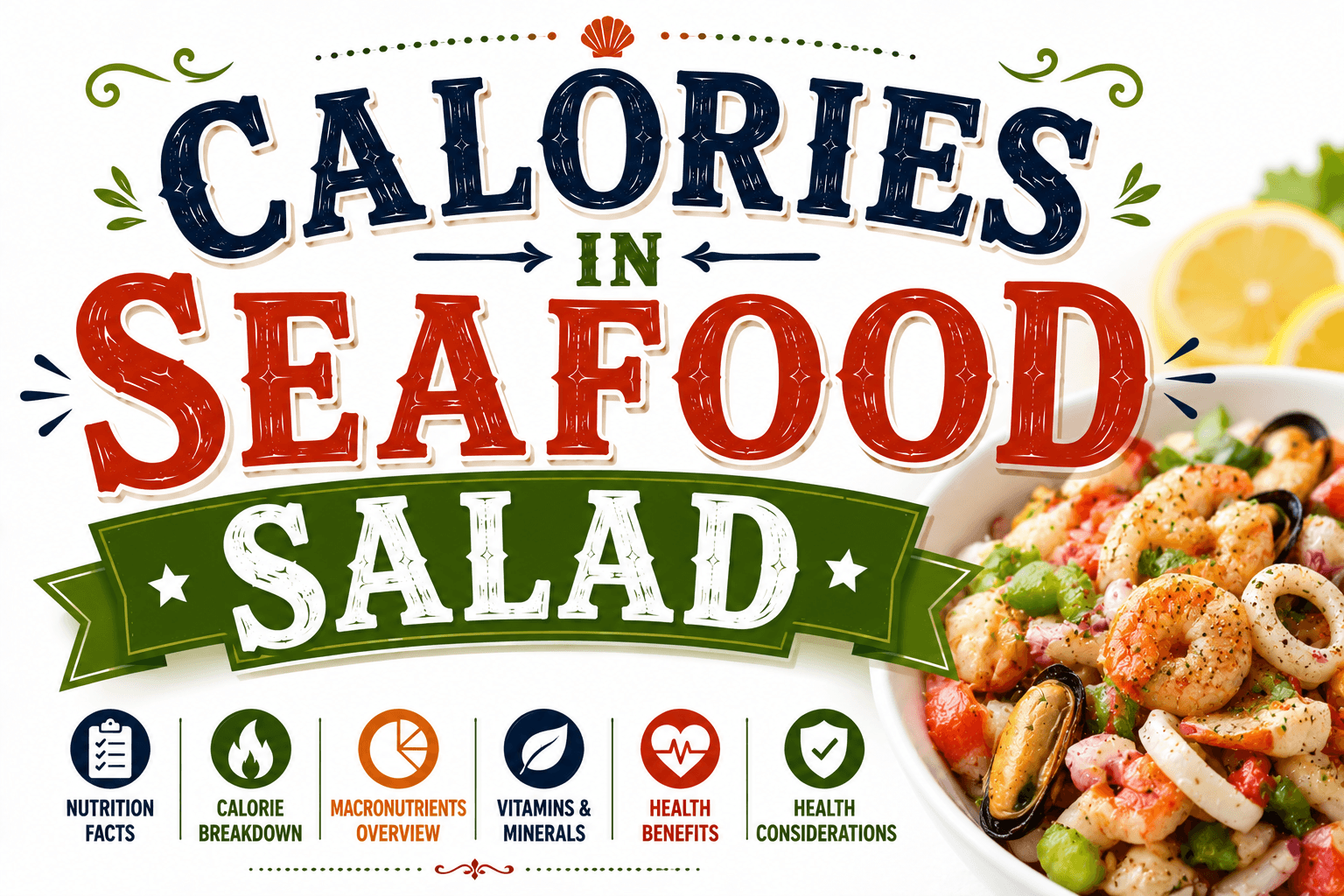 Calories in Seafood Salad and Nutrition Facts