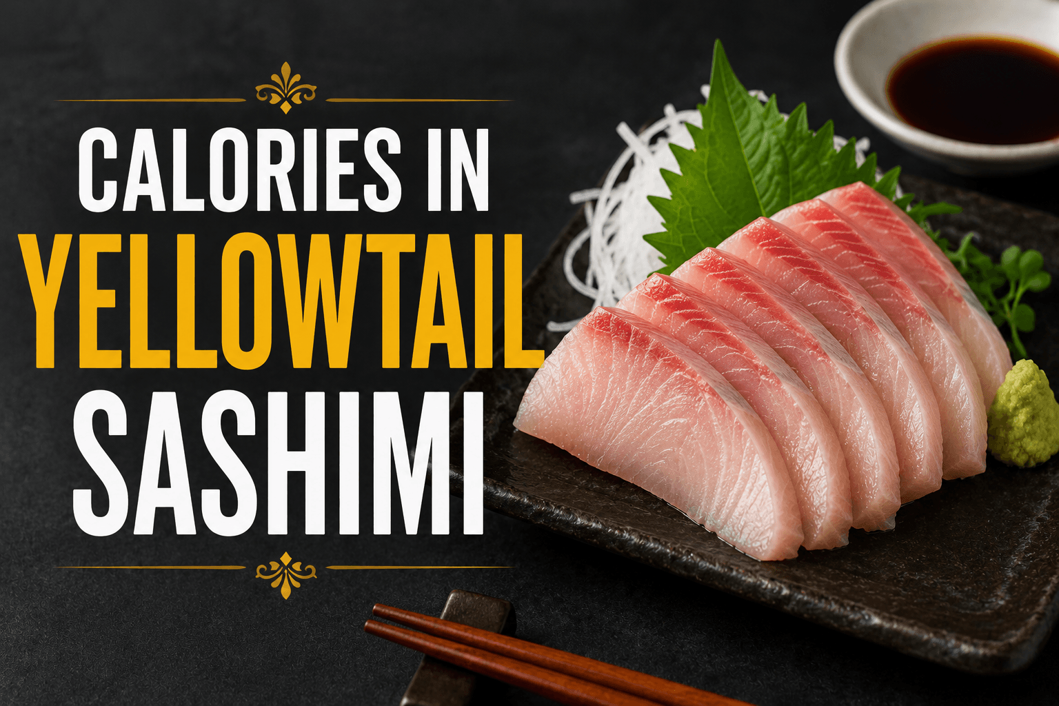 Calories in Yellowtail sashimi