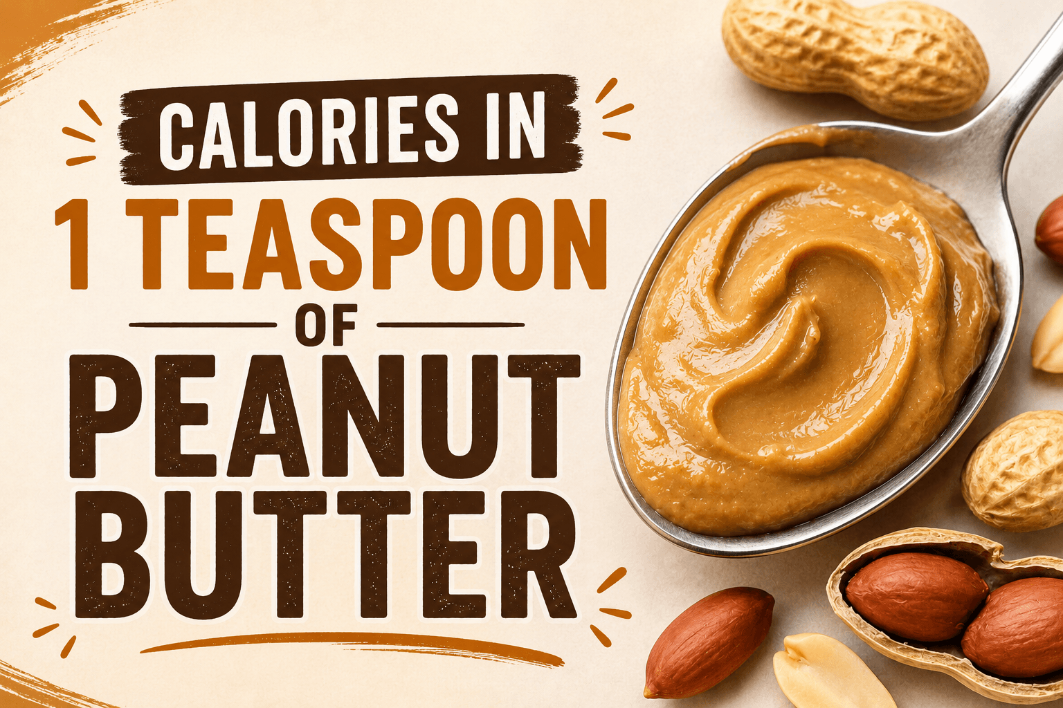 Calories in 1 Teaspoon of Peanut Butter