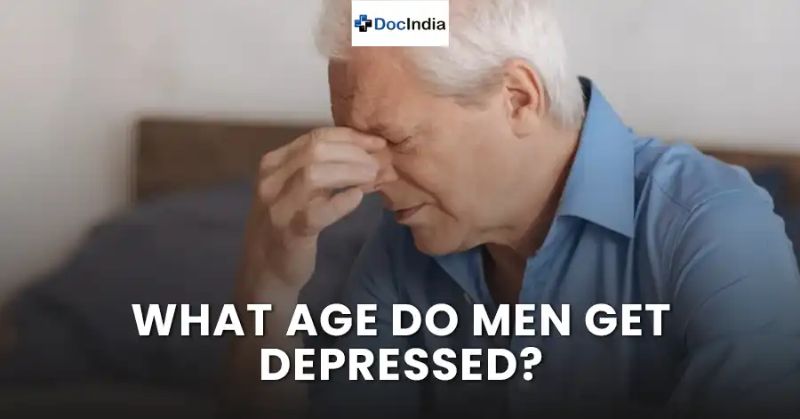 What age do men get depressed?