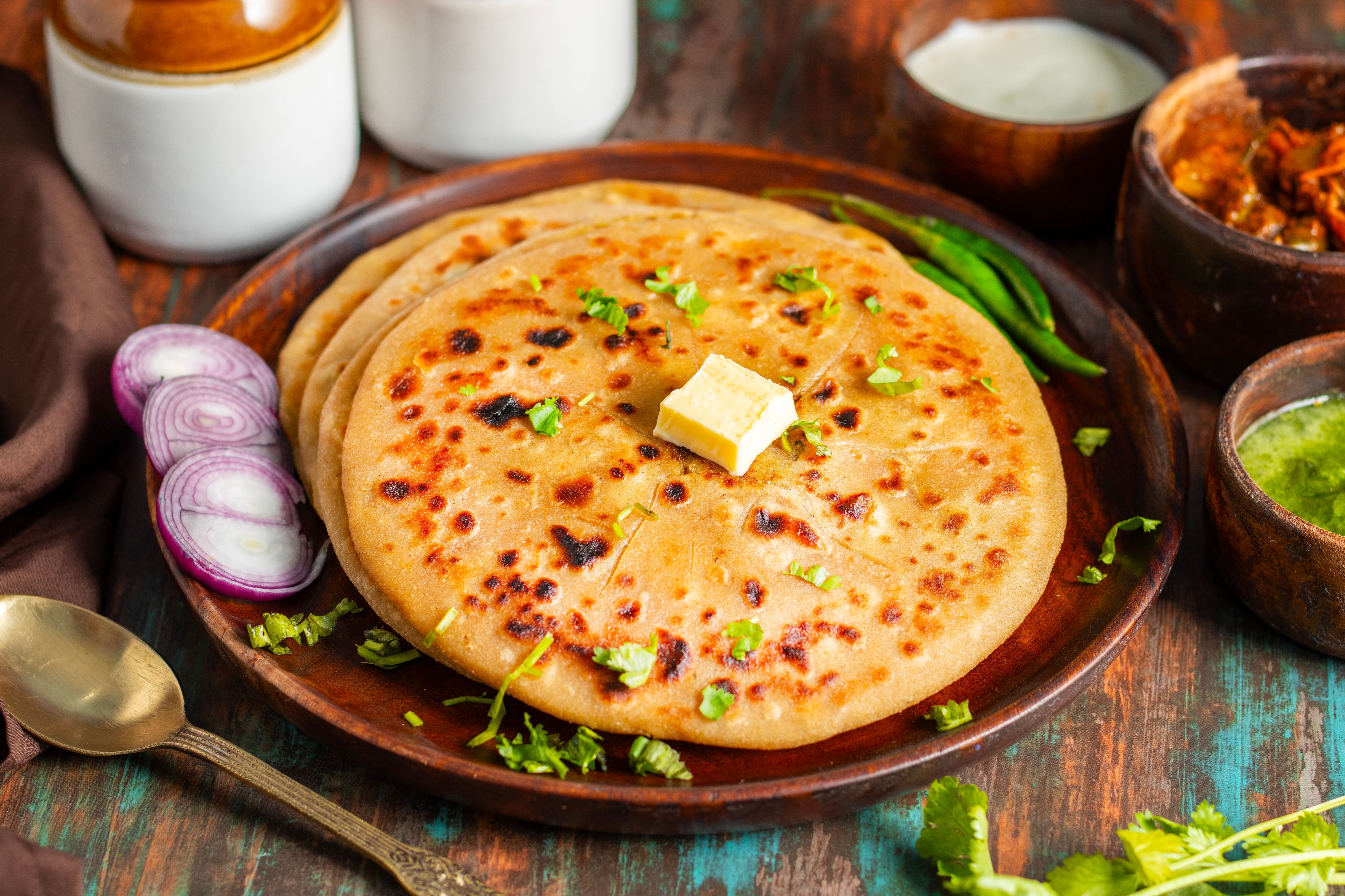 Aloo Paratha Calories and Nutritional Information