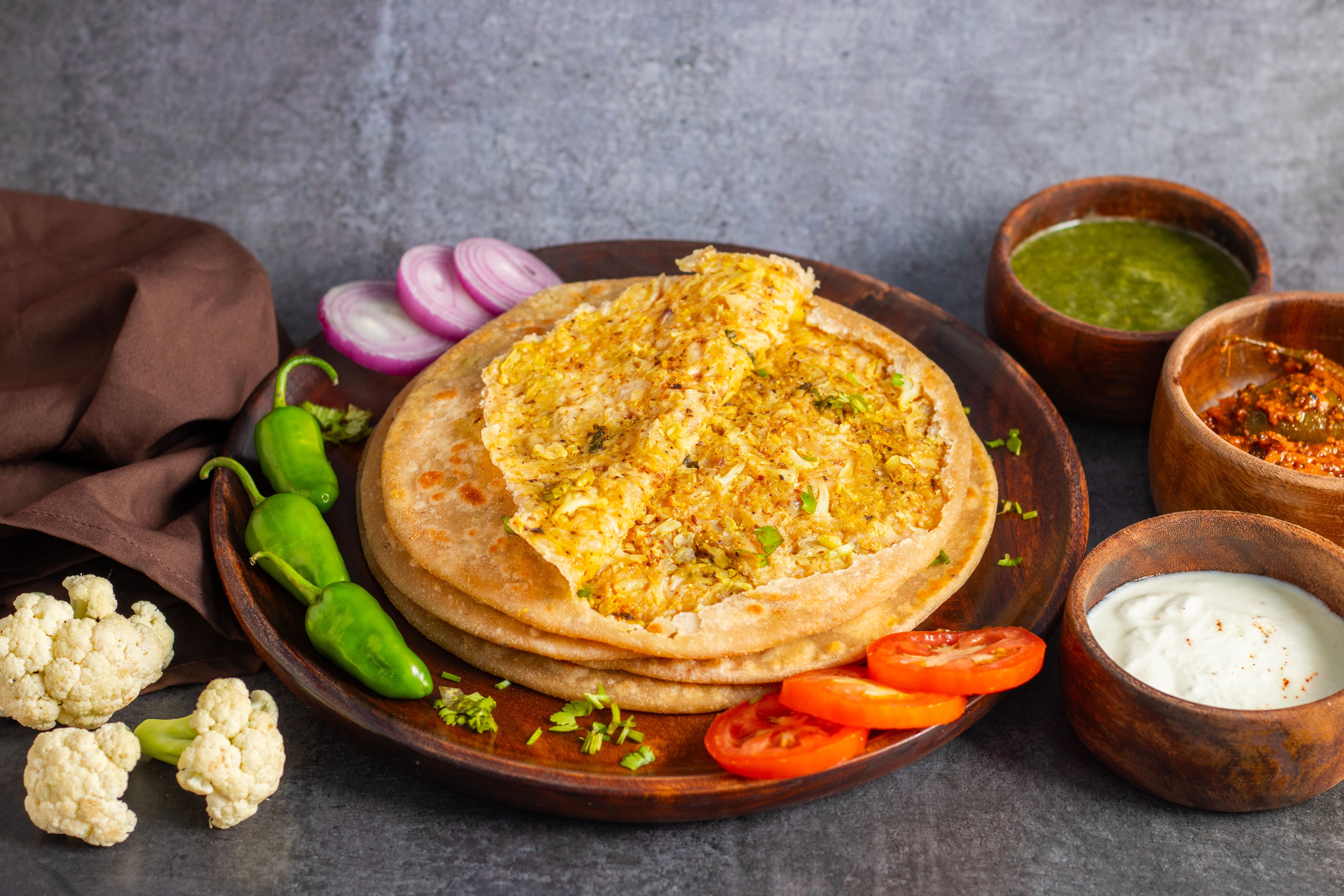 Calories in Gobi Paratha and Nutritional Information